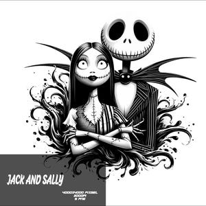 5 PNG Jack und Sally Png Splash und Aquarell Png Jack und SallyTransparent PNG Datei für Sublimation Liebe Jack und Sally