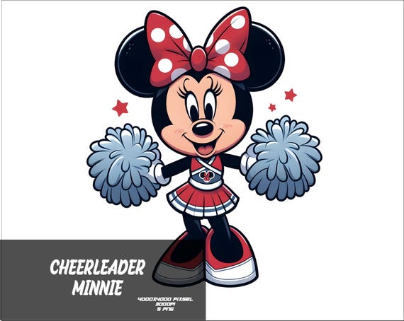 5 PNG チアリーダーミニー PNG マウススプラッシュと水彩画 PNG ミニー