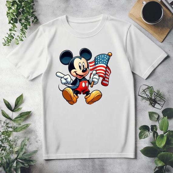 5 PNG Patriotic Mickey Png Mouse Splash and Watercolor Png