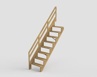 Folding Loft Stairs - Space Saving Loft Stairs - Customize the Height