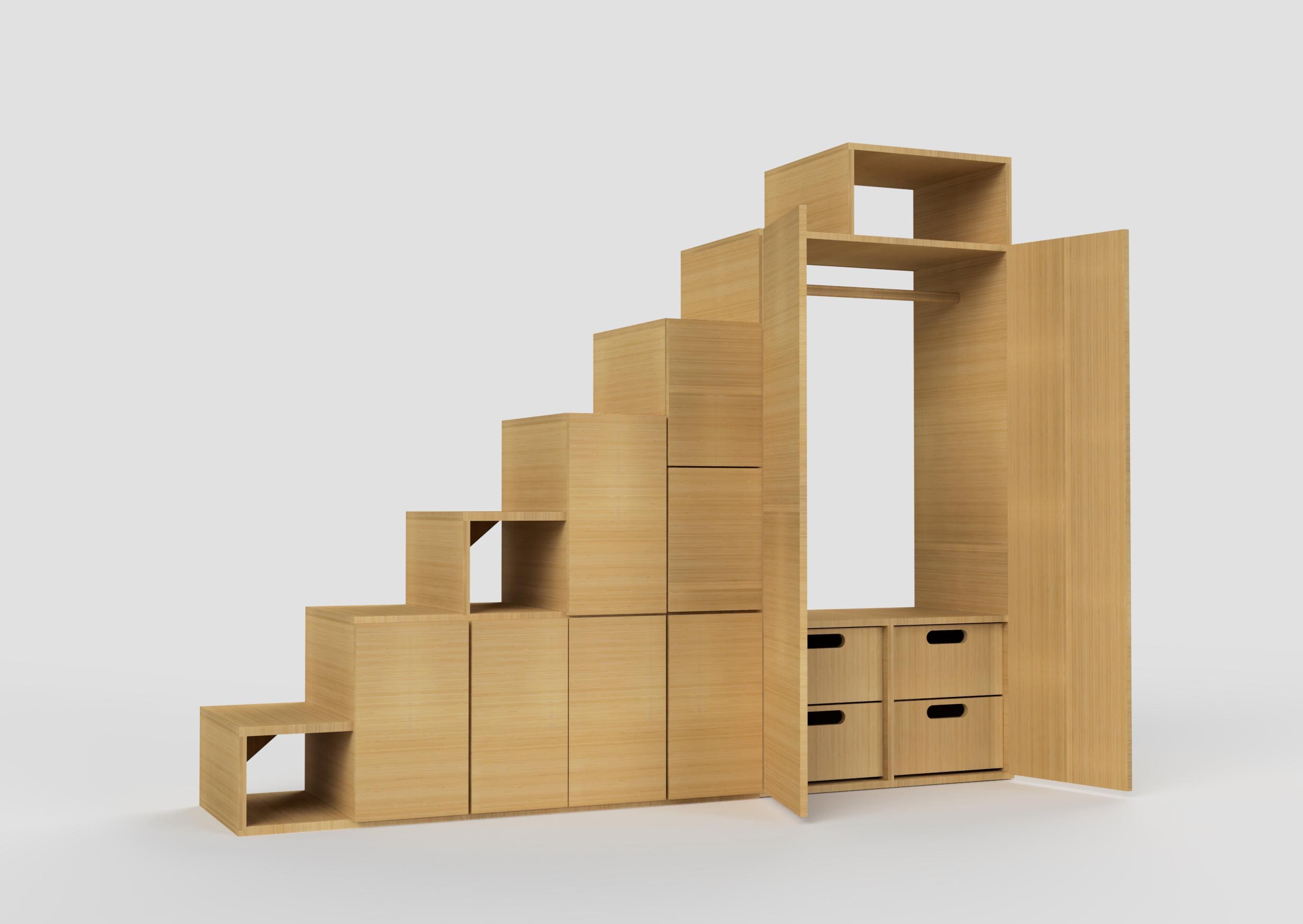 Tiny Home Stairs Loft Stairs With Storage And Wardrobe Etsy tiny-home-stairs-loft-stairs-with-storage-and-wardrobe-etsy