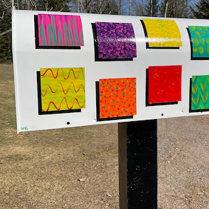 Hand Painted MAILBOX - Mailbox - Outdoor Decor - Rural Mailbox