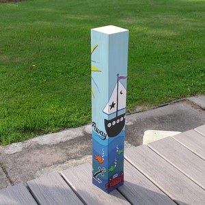 24&quot; Peace Pole - Yard Art - Garden Art - Garden Pole - &quot;Sail Away&quot;, Art Pole