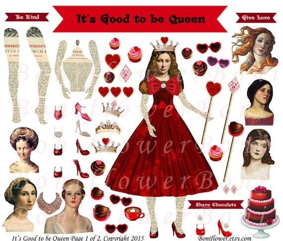 chocolate paper doll