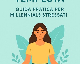 Calma la Tempesta - Ebook per Ansia e Stress | Mindfulness, Gestione Tempo, Esercizi Pratici | Guida Millennials | Download IMMEDIATO