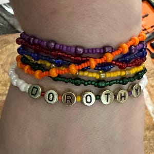 Friend of Dorothy Pride Friendship Bracelet anklet / LGBTQIA+ / protest /