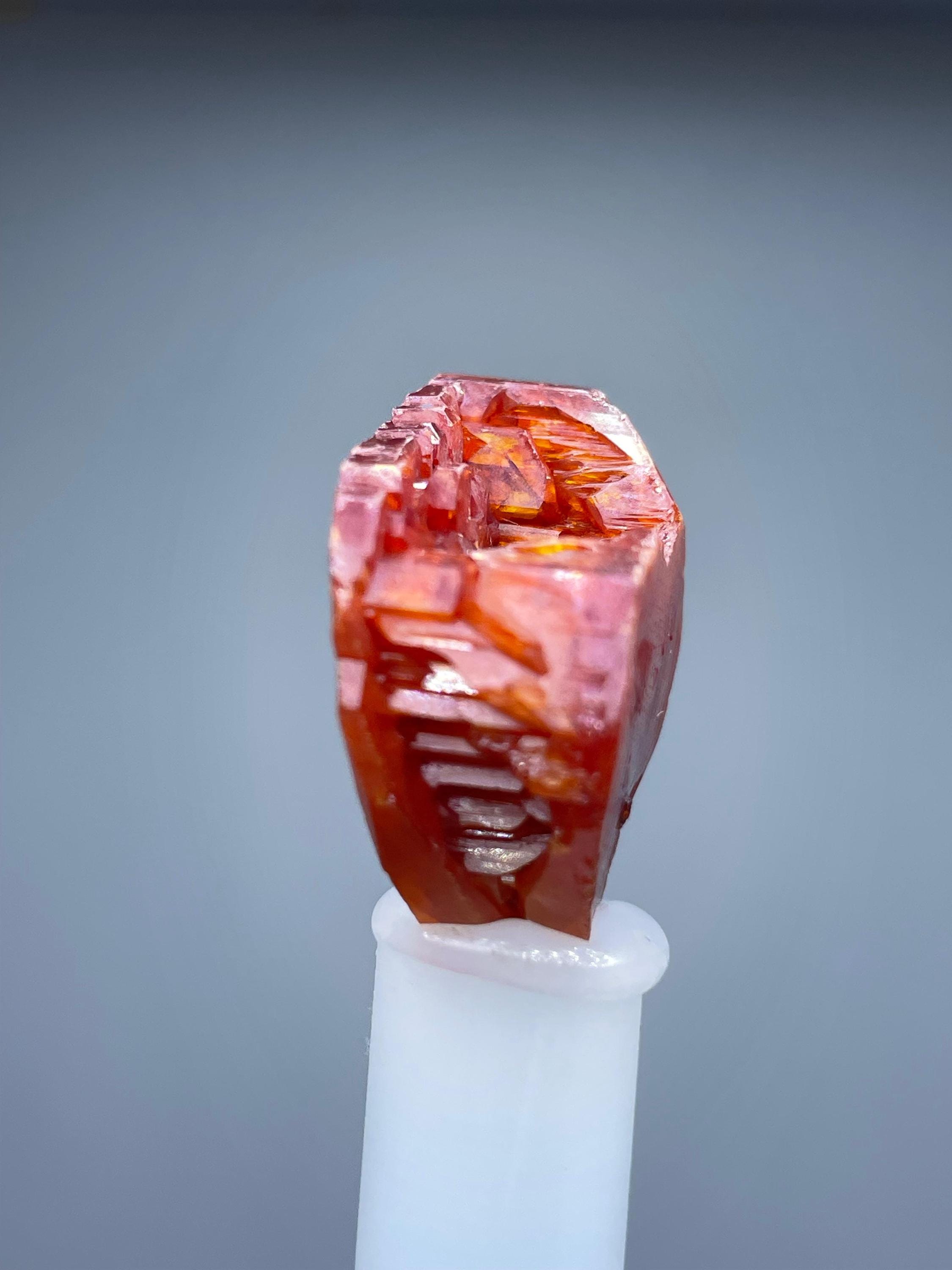 モロッコ・ミブラデン産 バナジナイト｜赤朱結晶クラスター 樹状フォルム モロッコ、ミデルト、ミブラーデン産の希少な赤色バナジナイト結晶