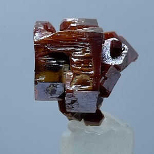 Cristallo di vanadinite, pietra preziosa grezza naturale per collezionisti, creazione di gioielli, rocce di cristallo grezze, campione minerale da regalo