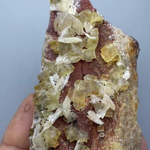 Fluorite with Barite – Natural Crystal Specimen from Sidi saaid, Midelt Morocco – Collector’s Mineral