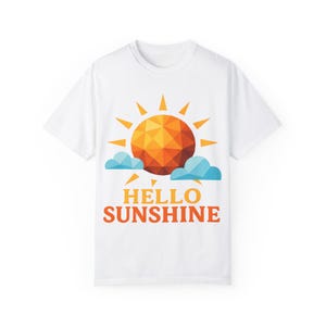 Hello Sunshine: Geometrisches Sonnendesign, Fröhliche Grüße, Kunstkomfortfarben