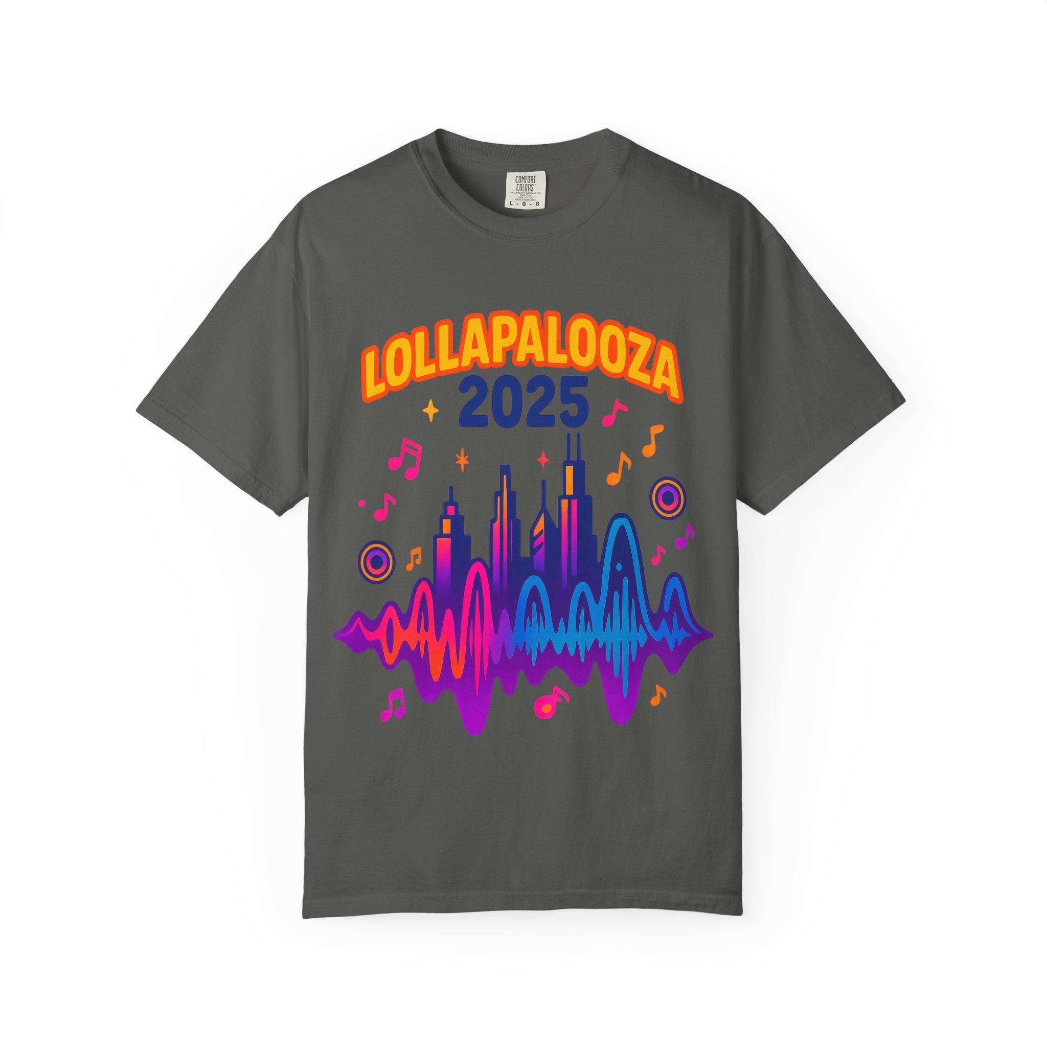 Lollapalooza 2025 Tシャツ X Lサイズ Lollapalooza 2025: Music Festival Soundwave Poster, Urban