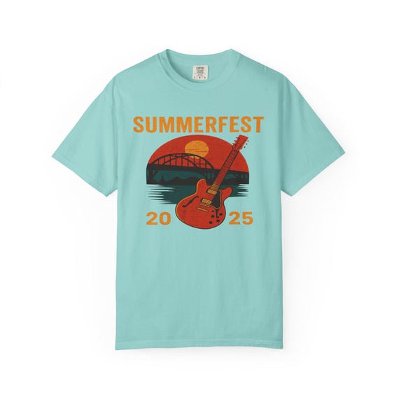 Summerfest Milwaukee Wisconsin Sunset Comfort Colors T-shirt