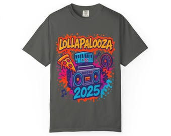 Lollapalooza 2025 Tシャツ Lサイズ TWICE Lollapalooza 2025 Exclusive Black Unisex T-Shirt Full