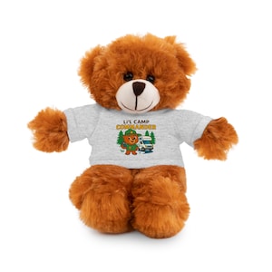 Li'l Camp Commander: Adorable Bear Ranger Adventure, Vintage Cartoon Illustration