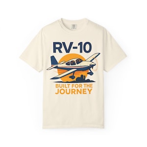 VANS RV10 EAA Vintage Aircraft Graphic Tee, Unisex T-Shirt, Aviation Gift, Pilot Apparel, Unique Flight Journey Shirt, Retro Graphic Fashion