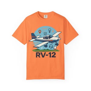 VANS RV-12 Aviation Experimental EAA Aircraft Pilot T-Shirt, Perfect Gift for Pilots, Airplane Enthusiasts, Travel Lovers