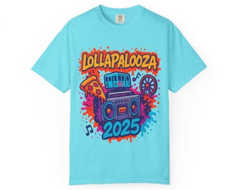 Lollapalooza 2025 Tシャツ　X Lサイズ Lollapalooza 2025 Tシャツ X Lサイズ 2025 Poster Lineup Tee