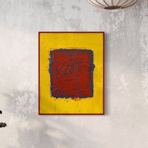 wall art painting acrylic painting abstract painting wall decor colorful wall art modern,original painting,contemporary art red yellow blue