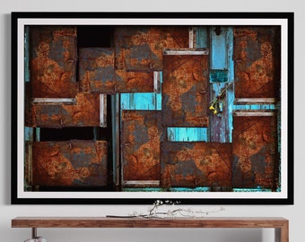 Colorful Abstract Wall Art: Vietnam Photo Giclée Print