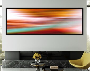 colorful wall art abstract wall art abstract art original art, modern wall art, panoramic wall art contemporary art original art surreal