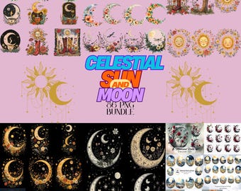 Celestial Sun And Moon Png, Celestial Sun Moon Png, Bohemian Floral Png,Boho Bloom Apparel,Wild Rose Boho,Rose apothecary Shirt,Gift For Her