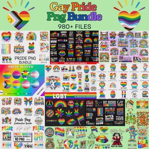 Gay Pride Png Bundle, LGBTQ Pride Svg, Lgbtq Quotes Png, Pride Bundle, Pride Rainbow Png, LGBTQ Png, Lgbtq Pride Month, LQBTQ, Gay Pride Png