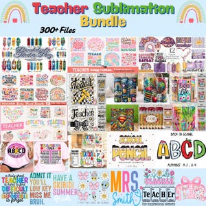 Teacher Sublimation Bundle, Teacher Shirt Png Bundle,Boho Teacher Svg Png Bundle, Teacher Png Bundle,Teacher Appreciation Bundle,Teacher Png