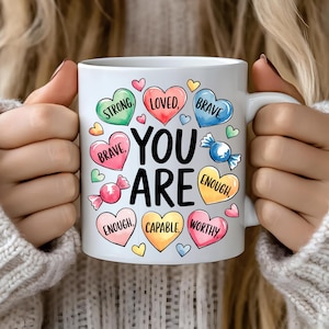 Sie sind Png, Sie werden geliebt Png, Sie sind schön Png, Sie sind würdig Png, Sie sind genug Png, Sie sind würdigen Png, Valentinstag Png, digitale Datei