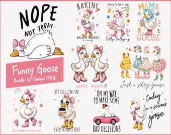 Silly Goose Png, Silly Goose Svg Png, Certified Silly Goose Png, Silly Goose Club Png, Goose Png, Goose Bumps Png, Goose Goose, Trendy Png