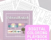 Coloring Playbook: for your go-to patterns and techniques | Patterns Templates Swatches Trees Skies Water Color Palettes Blends