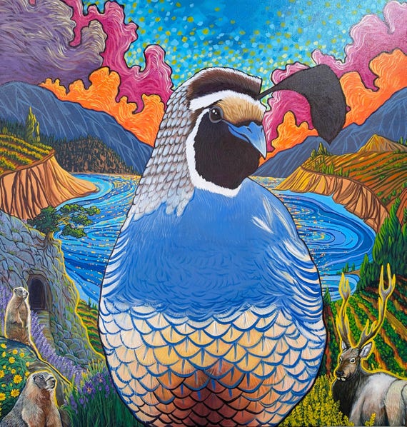 Okanagan Masterpieces 2: Naramata art print on canvas by Canadian Artist Stephanie Perry