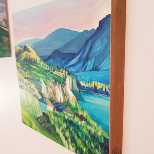 Okanagan Bench Wine Country Naramata Penticton canvas Art Print image 4