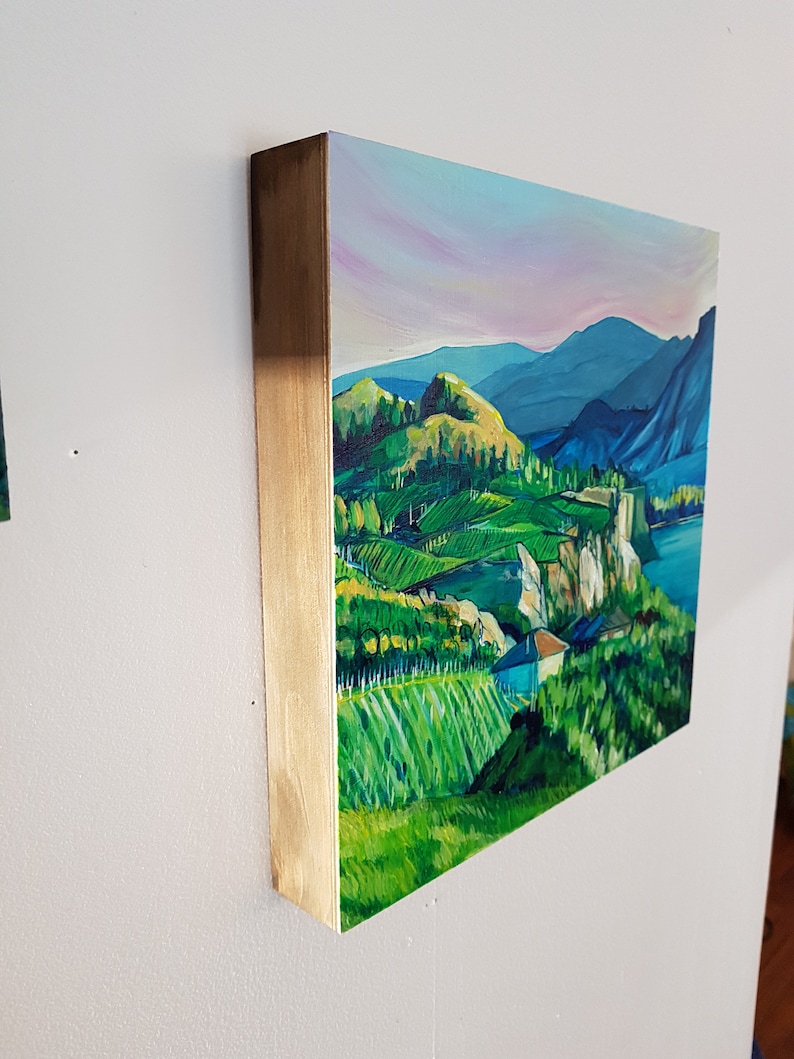 Okanagan Bench Wine Country Naramata Penticton canvas Art Print image 2