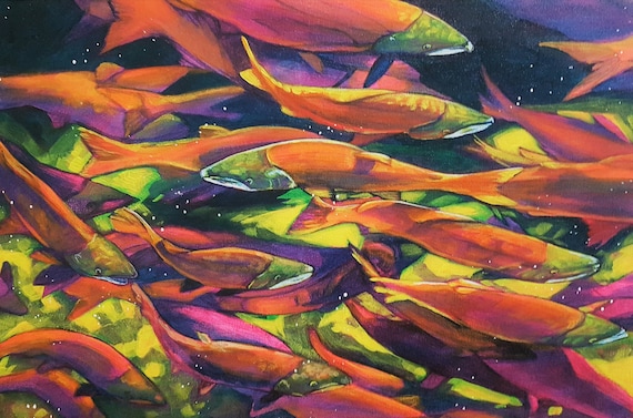Kokanee on the run