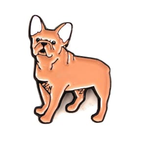 French Bulldog Enamel Pin, Enamel Lapel Pin, Frenchie Lover, French Bulldog Lapel Pin, Dog Brooch, Collectible Pin, Pin Game, Dog Lover Gift