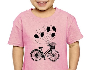boy or girl Bike Bicycle Applique Shirt
