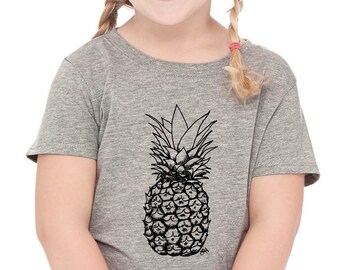 Pineapple Shirt for Girls, Pineapple Shirt for Kids, Toddler Pineapple Shirt Vacation T-shirt Kids Vacation Shirt Pineapple T-shirt for Boys