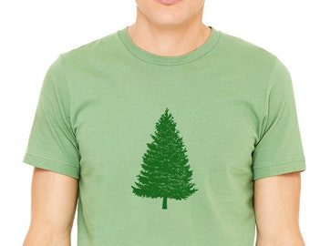 Pine Tree Tshirt, Unisex Shirt, Shirts For Men, Fathers Day Gift, Gifts For Men Nature Gifts For Dad, Christmas Tree Shirt, Wilderness Shirt