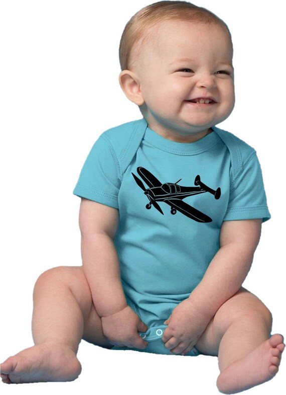 Airplane Baby Clothes Air Plane Baby Bodysuit Cotton Infant Etsy