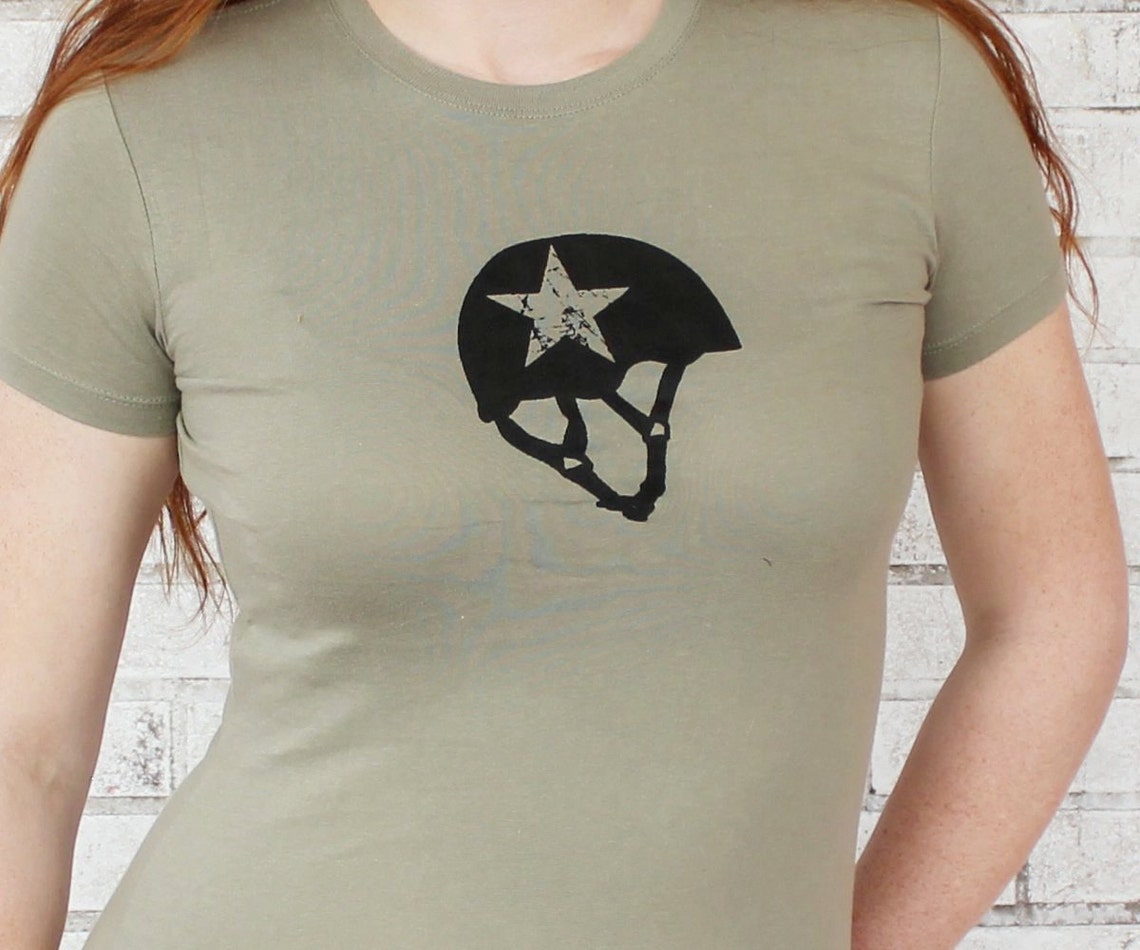 Roller Derby Jammer Helmet Graphic Tee Shirt Short Sleeved Etsy