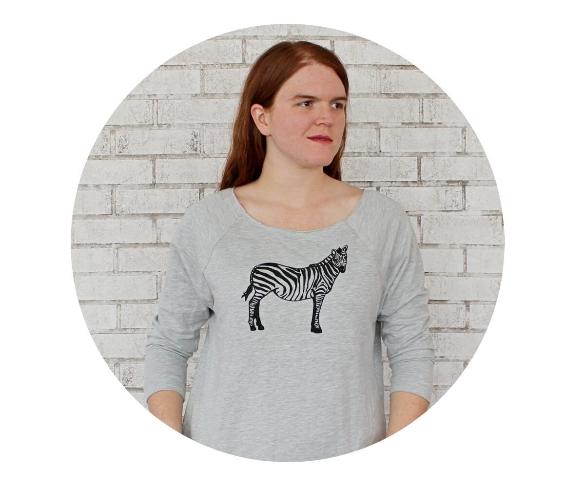 希少assembly NY zebra fur sweatshirt 新品　サンローラン　