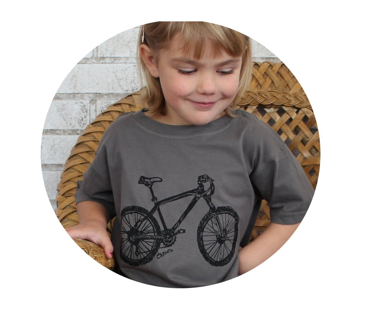Children's TShirt Toddler Graphic Tee Dark Grey Etsy