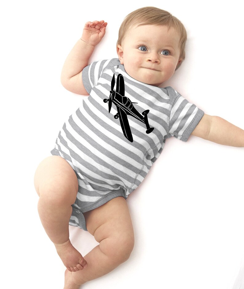 Airplane Baby Clothes Air Plane Baby Bodysuit Cotton Infant Etsy