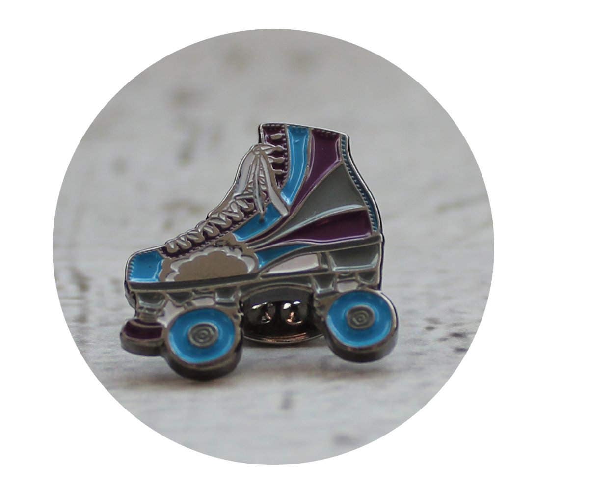 Pin's patin à roulettes - Idée cadeau anniversaire enfant