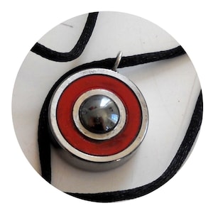 Roller Derby Skate Bearing Pendant, Design your own Skate Bearing Pendant made from an upcyced roller derby bearing