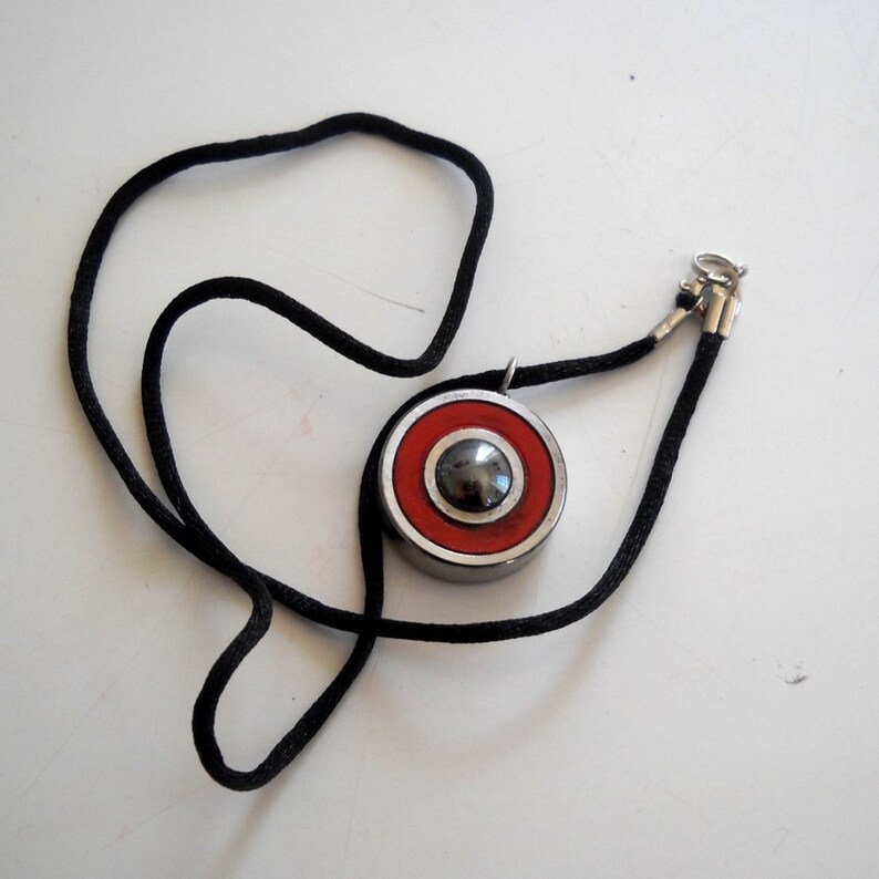 Bearing Necklace made from an upcyced roller derby bearing Etsy