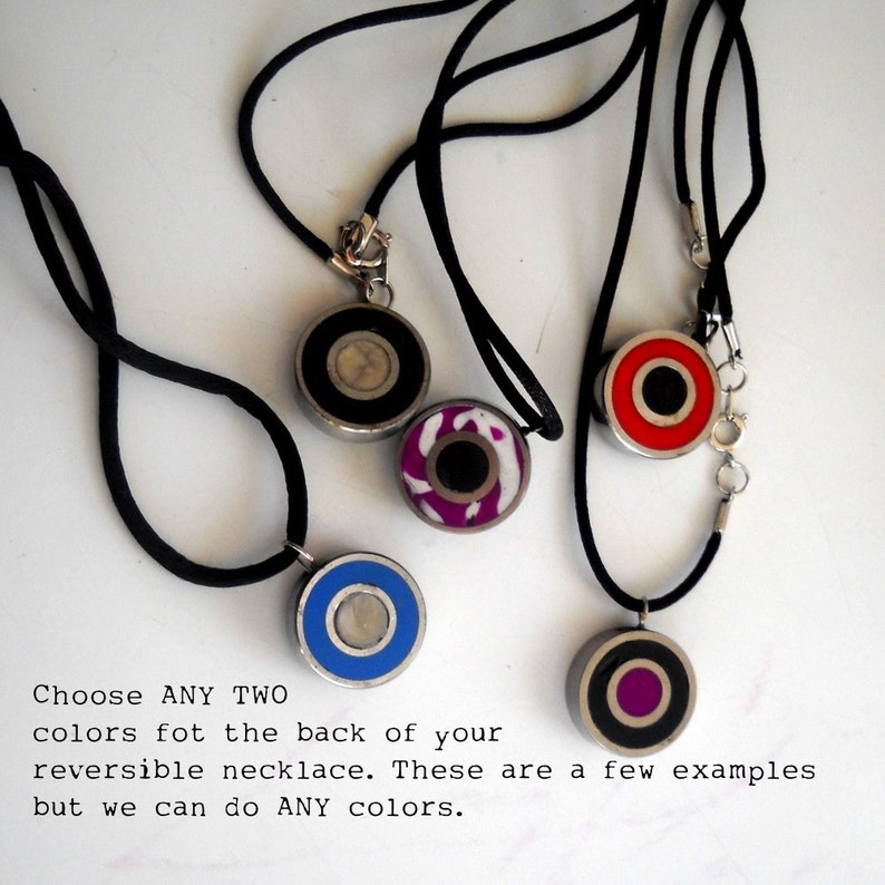 Roller Derby Skate Bearing Necklace made from an upcyced Etsy