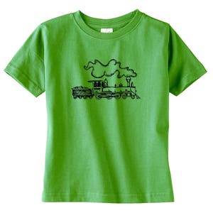 Train Shirts For Kids, Shirts For Girls, TShirts For Boys, Steam Engine, Birthday Party Tshirt, Train Graphic Tee, Birthday Shirts for Boys image 3