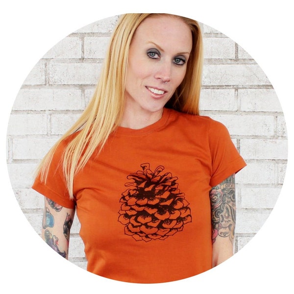 Graphic Orange Tshirt - Etsy