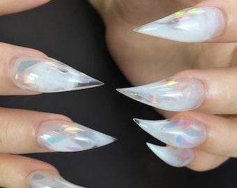 Handmade 3D Dragon Claw Press-On Nails | Animal Talon False Nails